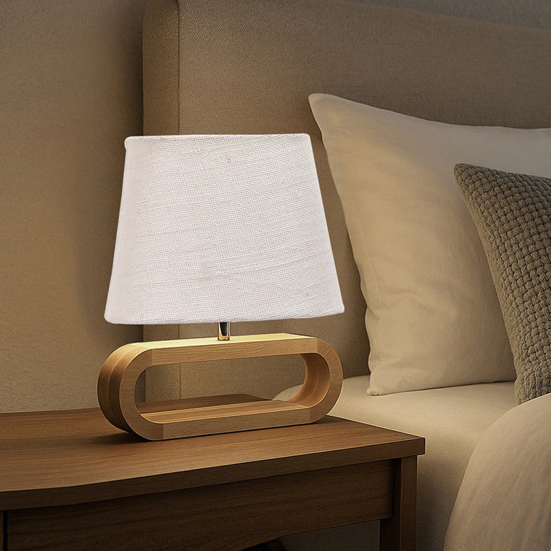 Sienna I Curve Jute Table Lamp - White,Brown