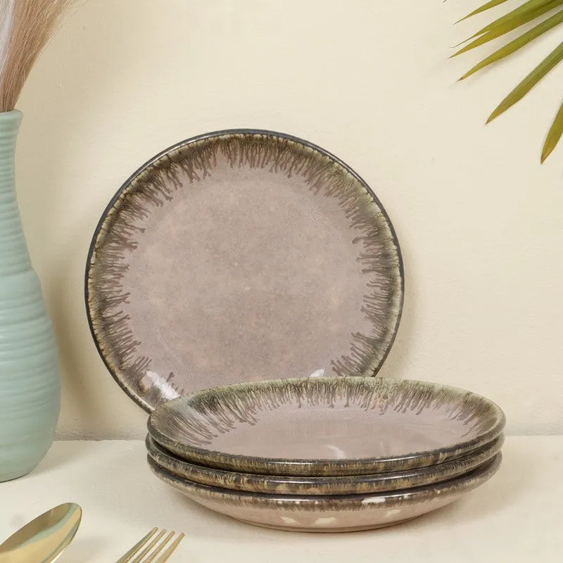 Cuisinelle Ceramic Quarter Plates (Pink) - Set Of Four media 1