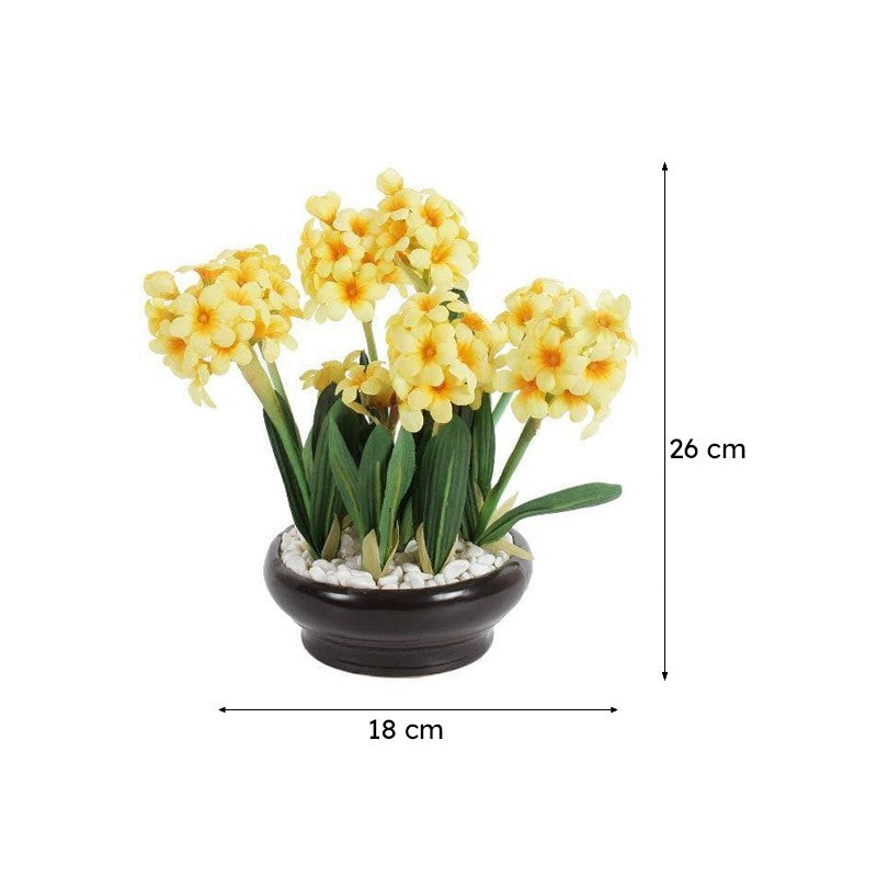 Faux Hyacinth Bonsai In Ceramic Pot (26 cms) media 5