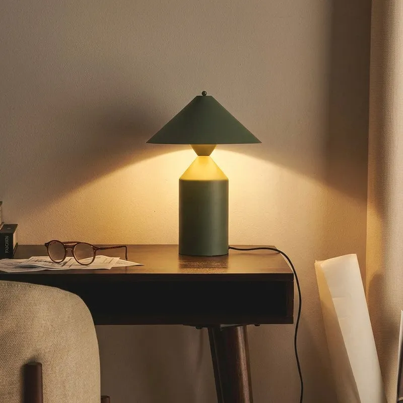 Fig Living Cone Casa Metal Table Lamp - Green media 6