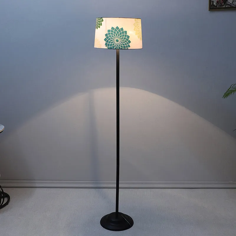 Akari Printed Metal Floor Lamp - Black media 2