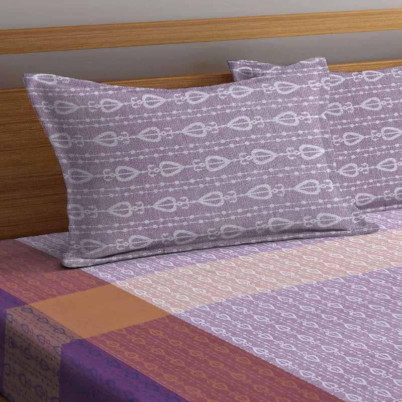 Dobby Ethnic Cotton Bedsheet - 300 TC media 3