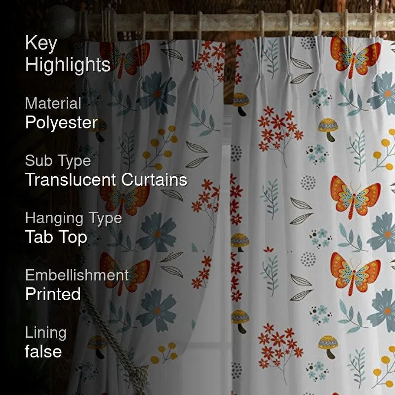 Butterfly Triple Pinch Pleat Short Width Curtain media 2