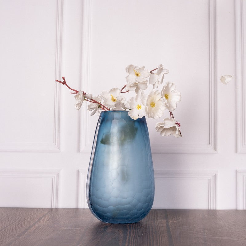 Quantix Glass Vase - Blue media 3