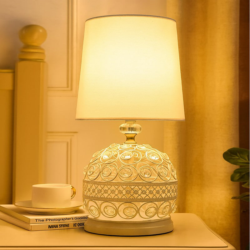 DomeNest Metal Table Lamp - Beige
