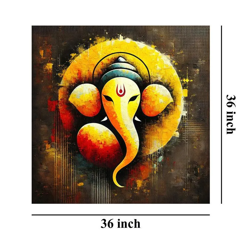 Vighnaraja Poly Canvas Wall Painting media 9