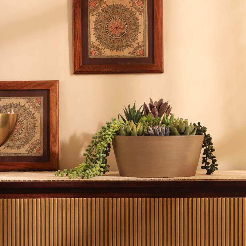 Zenscape Tray Planter - Taupe media 2