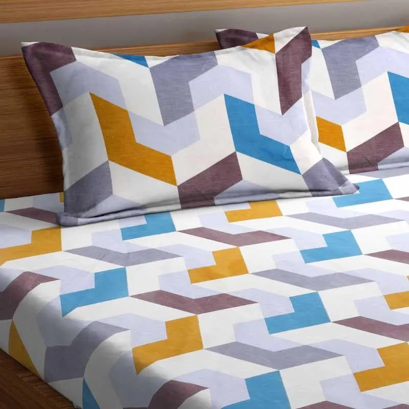 Precco Printed Microfiber Bedsheet - 130 GSM media 4