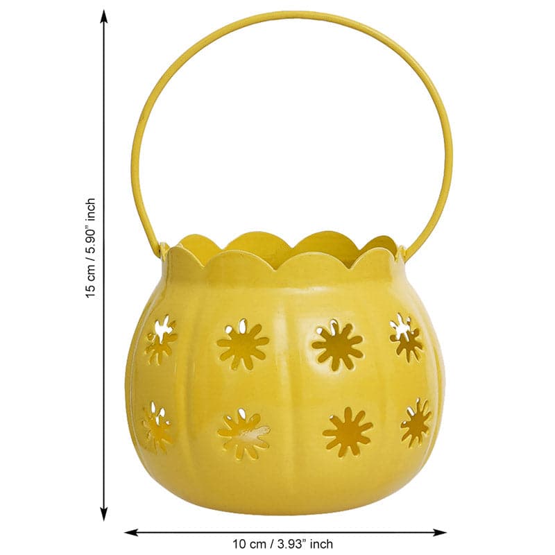 Nirvana Lantern Tealight Candle Holder - Yellow media 4