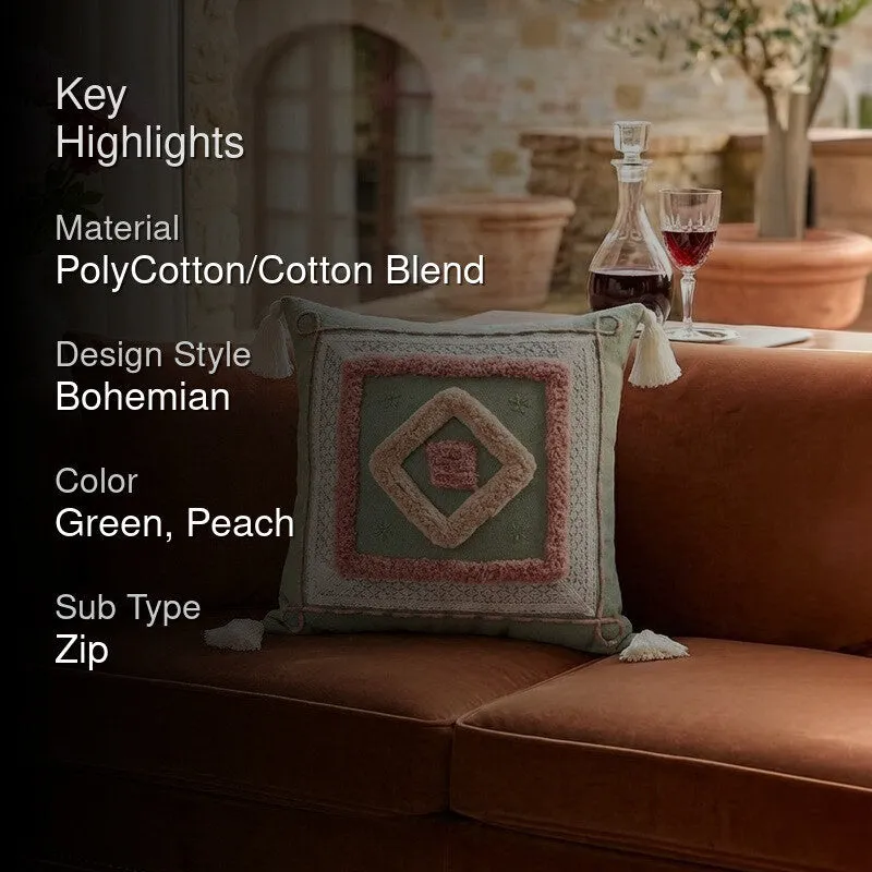 Calm Square Tufted Cushion Cover media 2