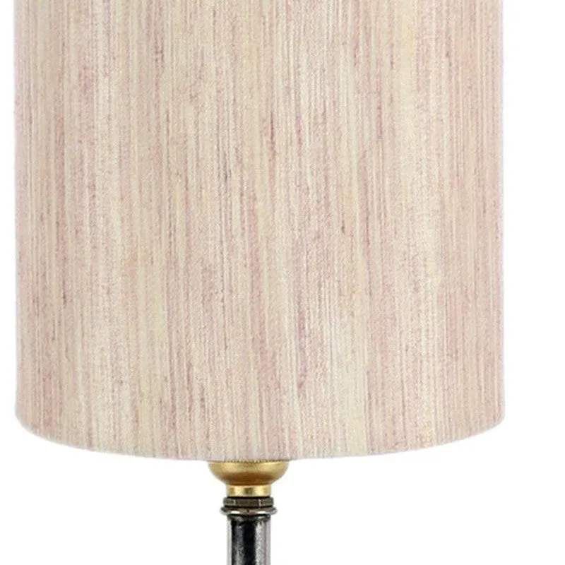 Solids Galore Fabric Table Lamp - Beige media 6