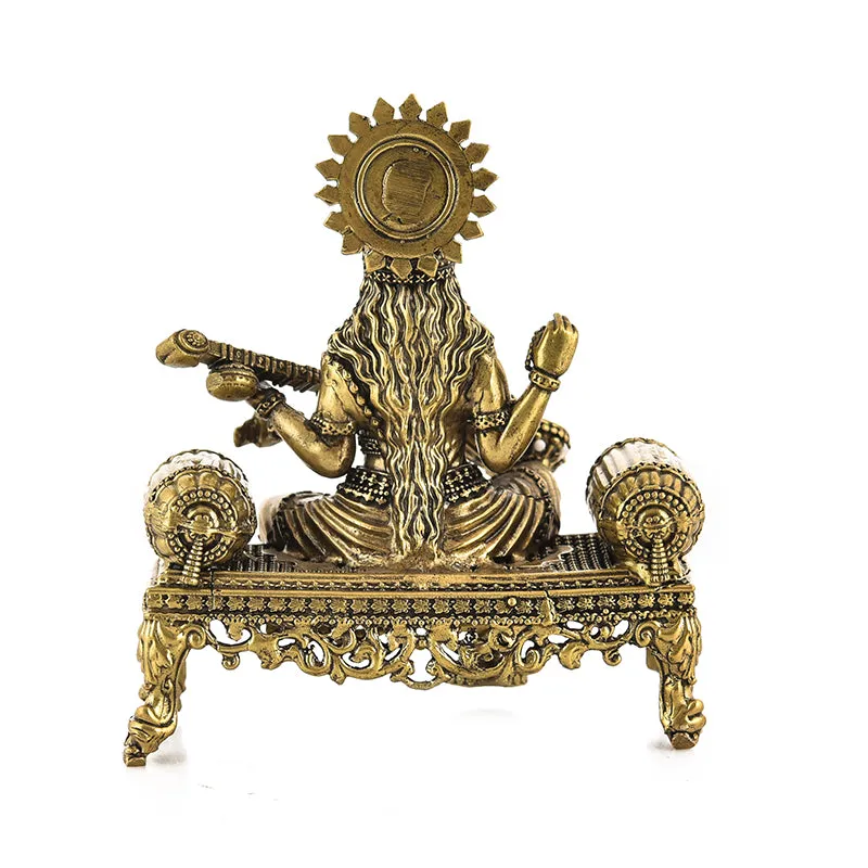 Veena Vahini Saraswati Brass Idol media 5