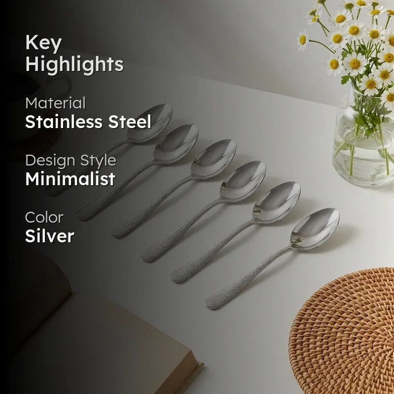 Sitello Stainless Steel Spoon Set - Set of Six media 2