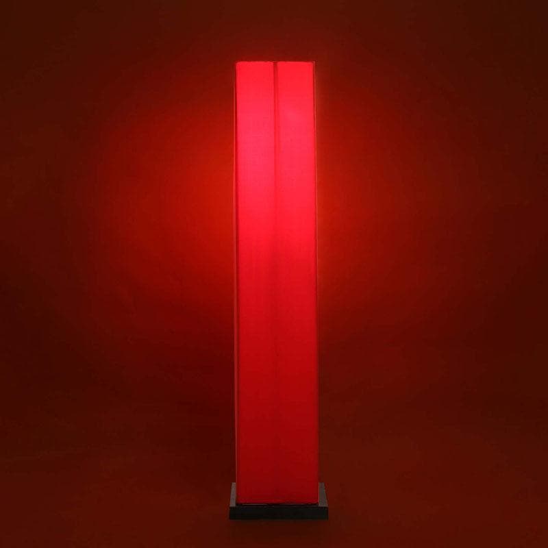 Twilight Red Fabric Wooden Floor Lamp media 6