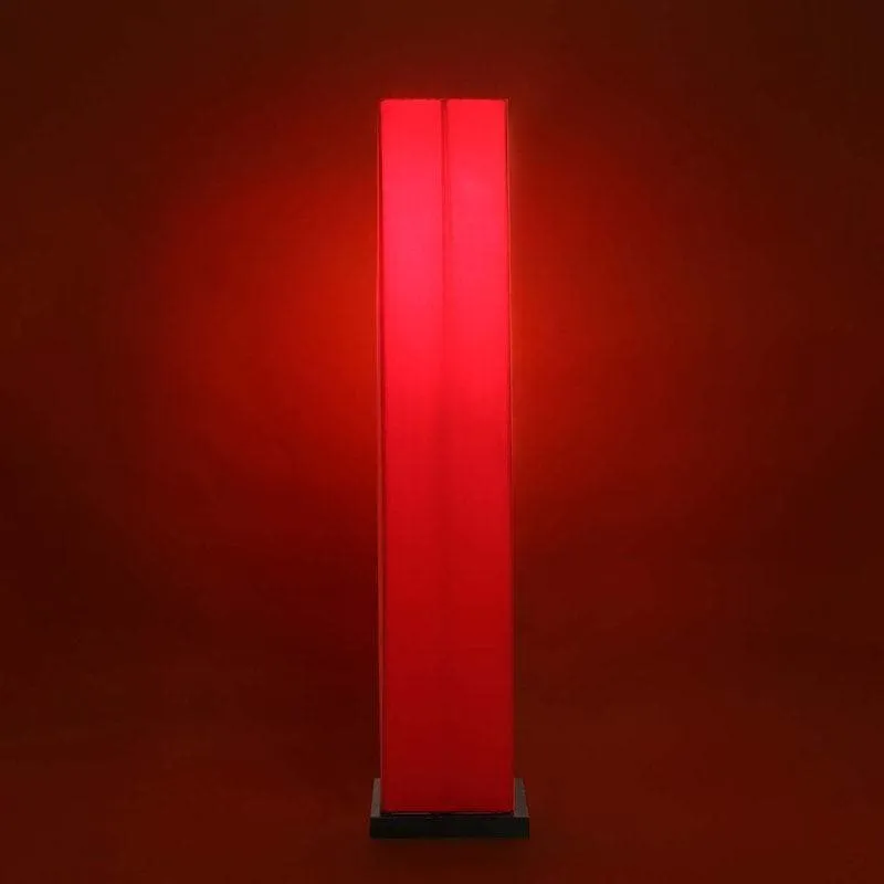 Twilight Red Fabric Wooden Floor Lamp media 6