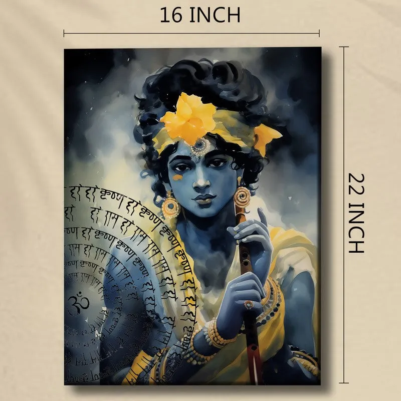 Pensive Krishna Wall Art media 6