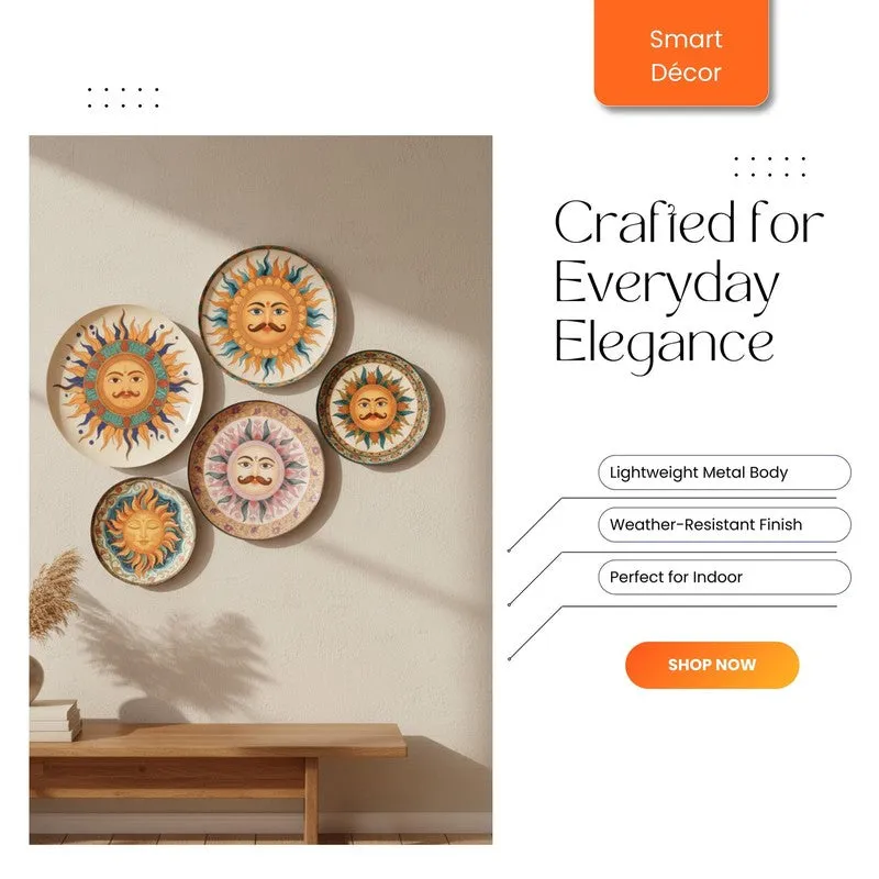 Surya Bliss Wall Plates - Set of Five media 6