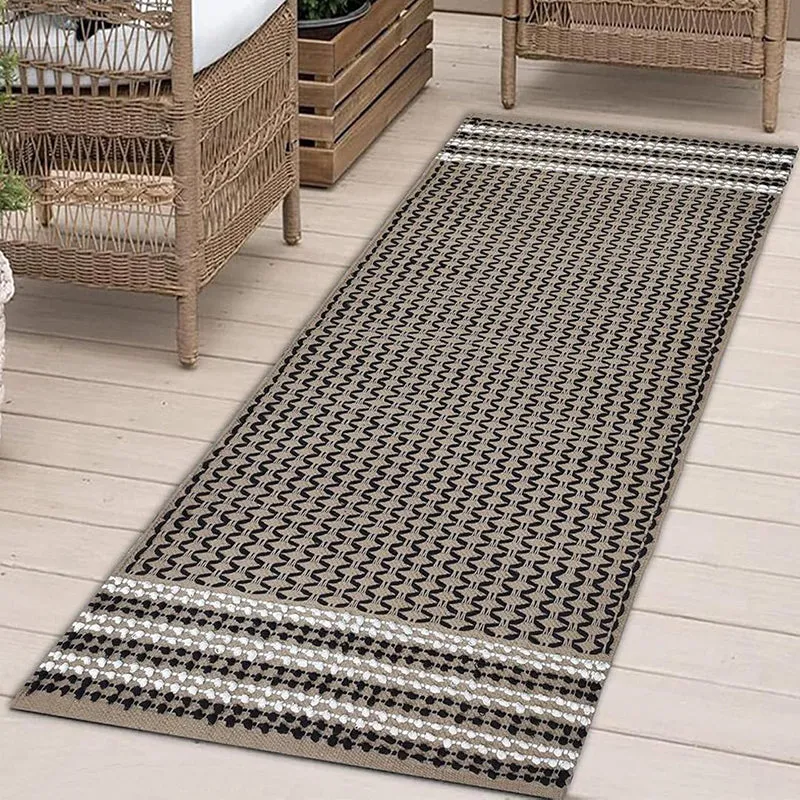 Corridor Classic Cotton Runner Rug - Beige media 1