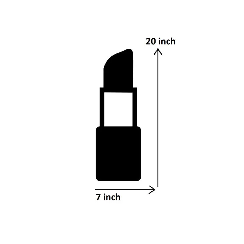 Lipstick Black Iron Wall Accent media 5