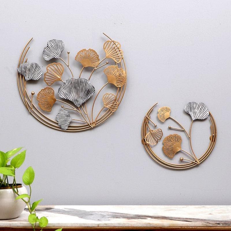 Verdant Veil Iron Wall Accent - Set Of Two