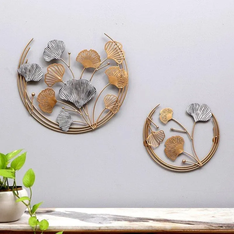 Verdant Veil Iron Wall Accent - Set Of Two media 1