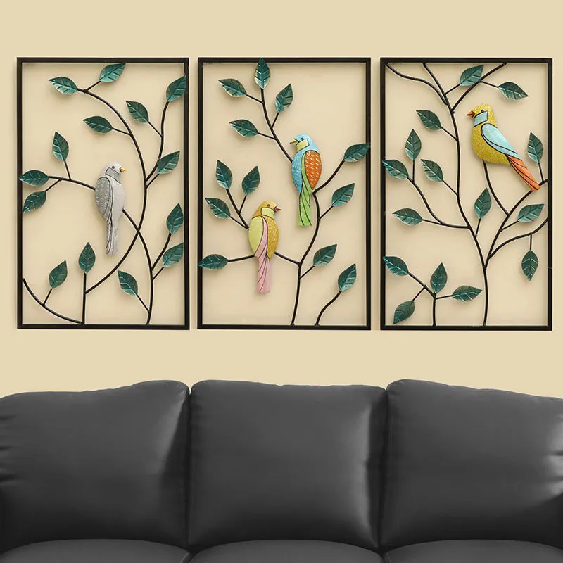 Aviary Metal Wall Accent - Set Of Three media 1