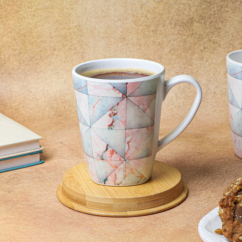 Marbled Melamine Coffee Bone China Coffee Mug (450 mL)