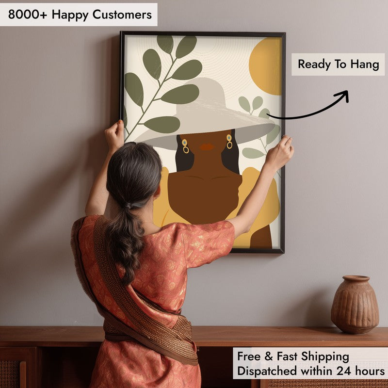 Unbreakable Bloom Wall Art - Black Frame media 6