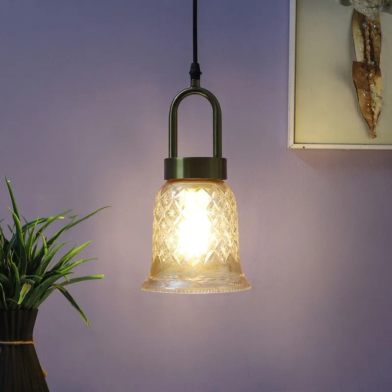 Auralis Texture Glass Ceiling Lamp media 4