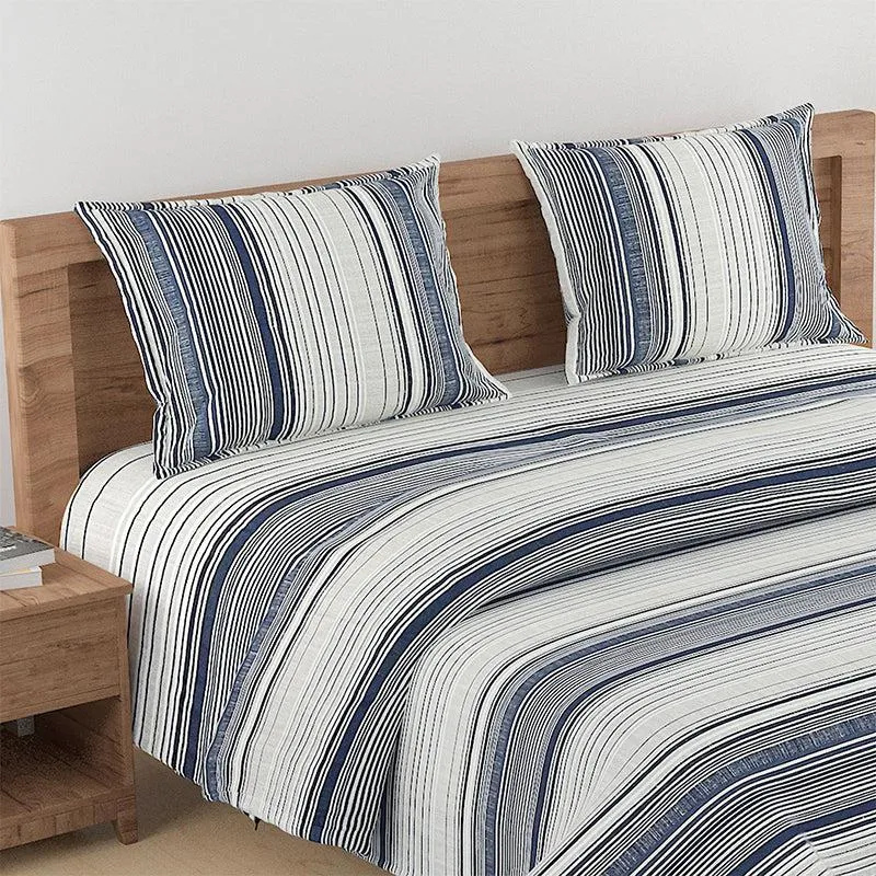 Swayam Skye Striped Bedding Set media 6