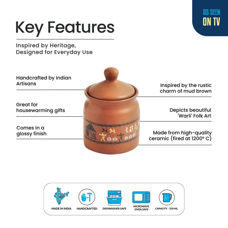 Kyra Pure Ceramic Jar - 250 mL media 4