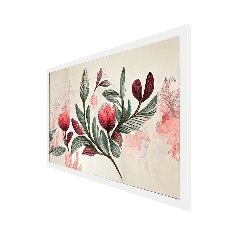 Arelia Floral Canvas Wall Painting With Frame media 6
