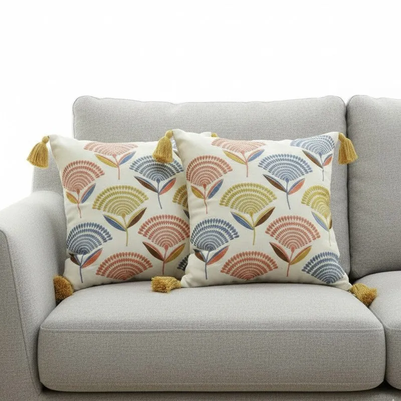 Bloom Gallery Embroidered cushion cover - Set Of Two media 3