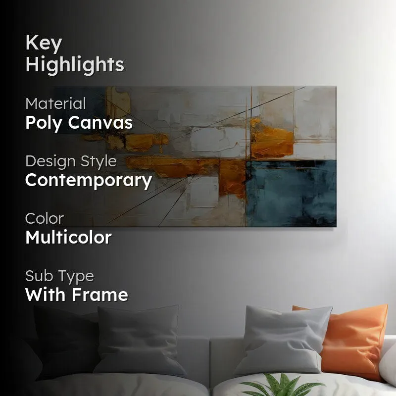 Minimalist Coastal Poly Canvas Wall Painting media 2