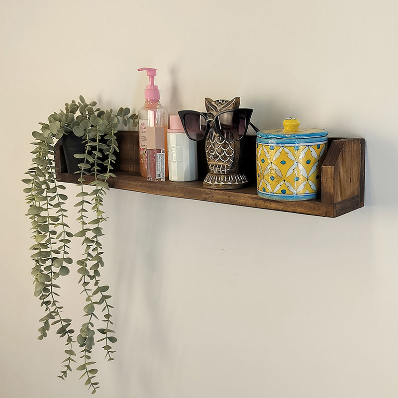 Crestia Wooden Wall Shelf Organiser media 4