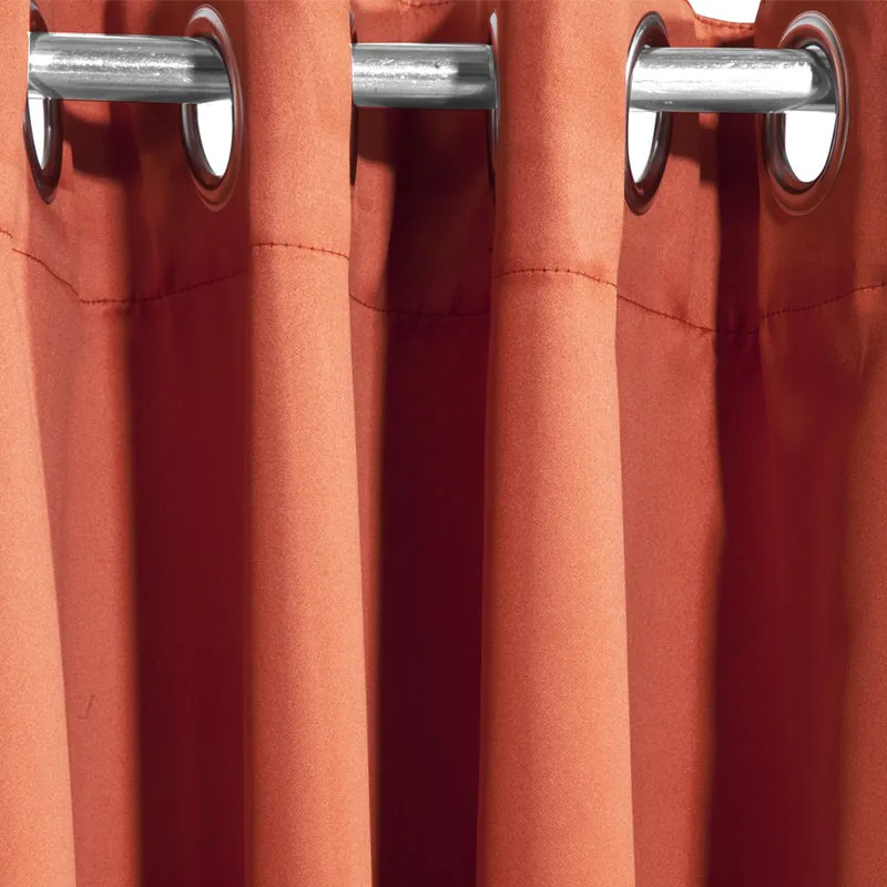 Nigel Blackout Curtain (Rust) - Set Of Two media 4