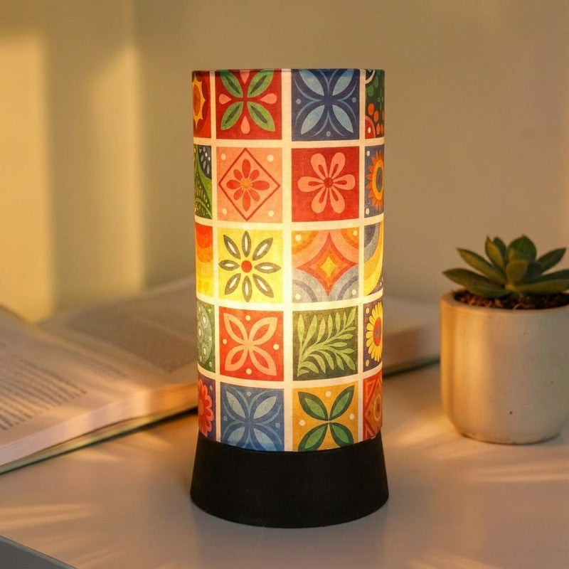 Retro Tile Handmade Table Lamp