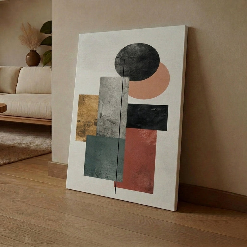 Calm Shapes Canvas Wall Art