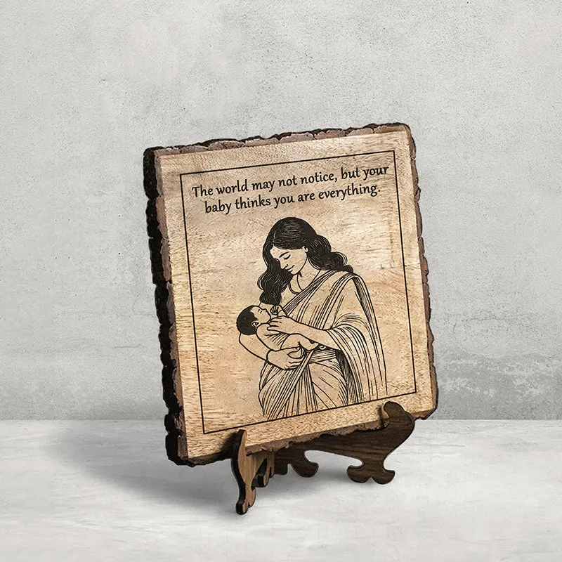 Your Baby Thinks You're Everything Showpiece - Square media 3