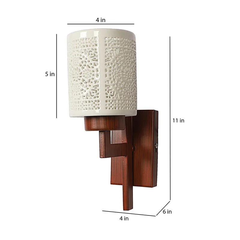 Ivra Wooden Wall Lamp media 10