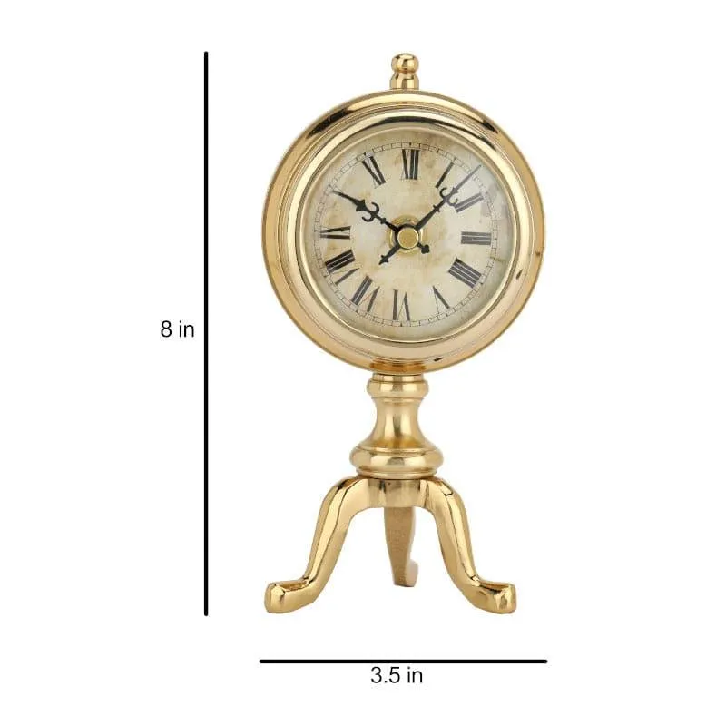Bastien Table Clock - Gold media 3