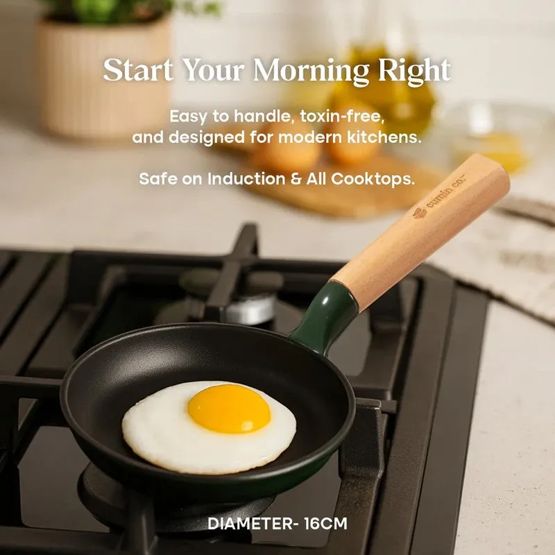 Cumin Co Enamel Cast Iron Frying Pan (Rust) - 750 mL media 12