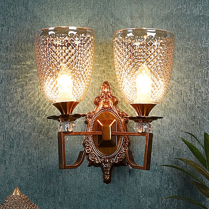 Kiora Duo Iron Wall Lamp media 1