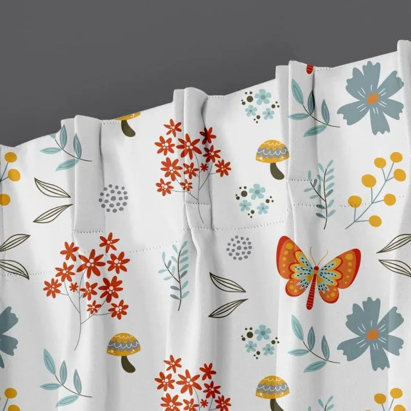 Butterfly Double Pinch Pleat Medium Width Curtain media 6