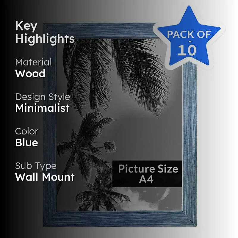 Arabella Photo Frame (Blue) - Set Of Ten media 2