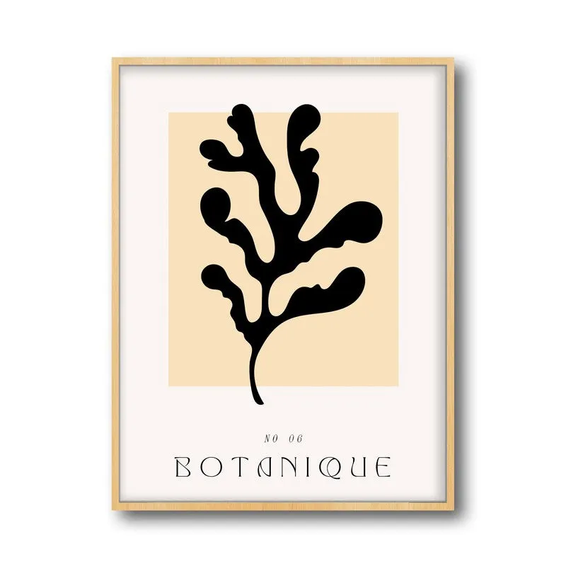 Botanica Canvas Wall Painting With Brown Frame media 3