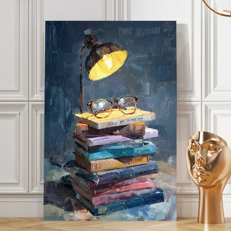 Scholarly Still Life Canvas Wall Art media 8