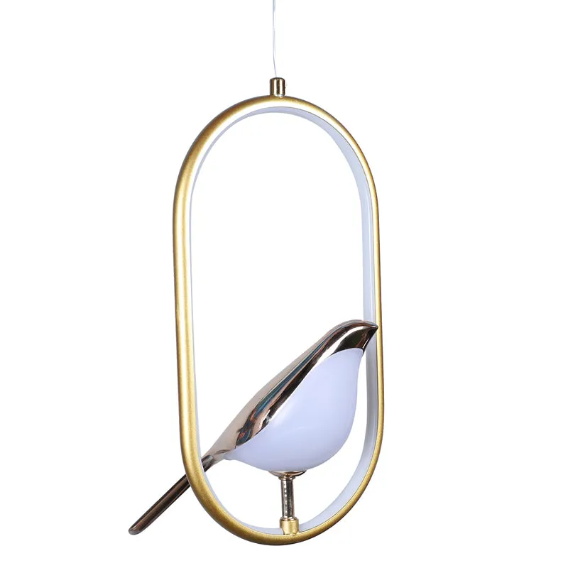 Avian Halo Iron Ceiling Lamp - Oval media 7