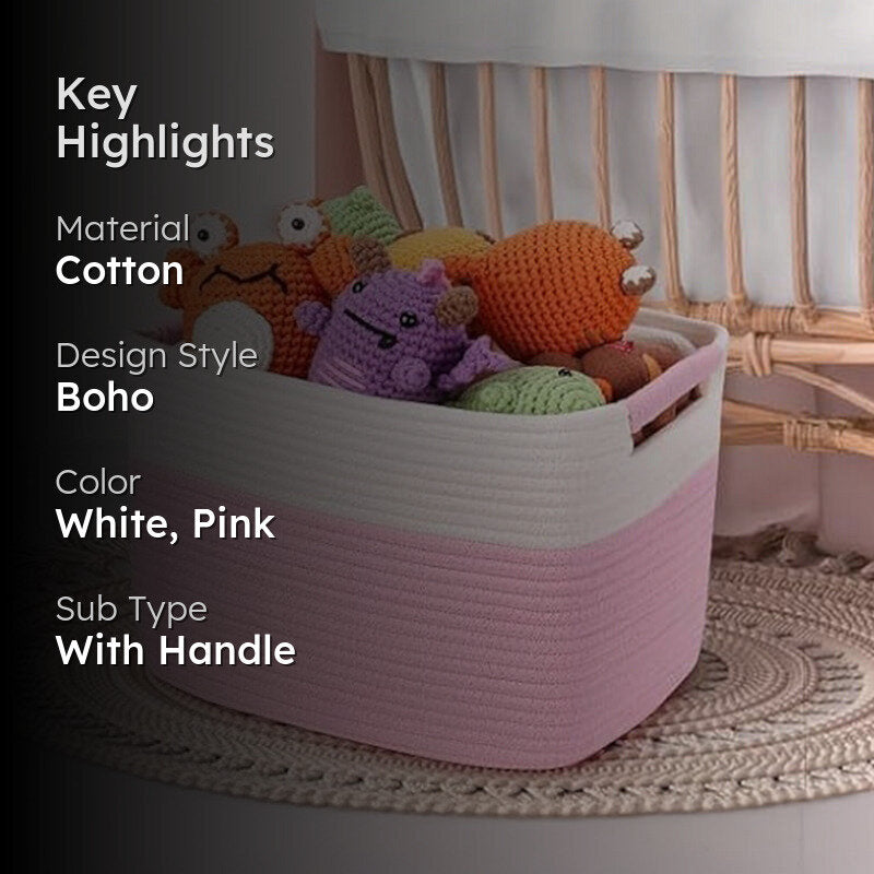 Cubbi Cotton Storage Basket media 2