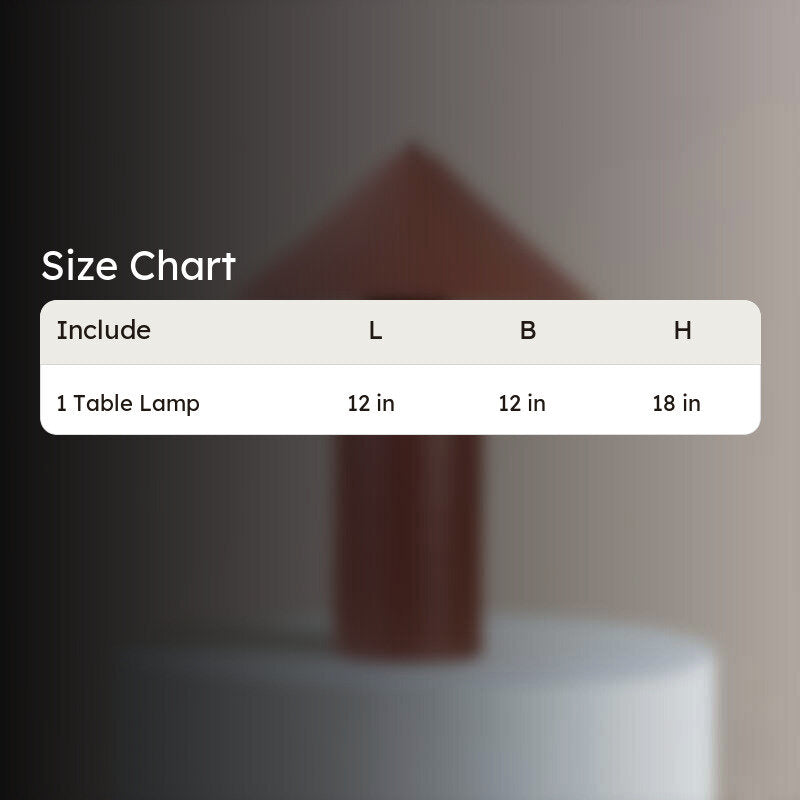 Fig Living Cone Casa Metal Table Lamp - Brown media 10